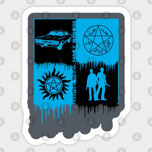 Supernatural Zugzwang Sticker by GnarllyMama